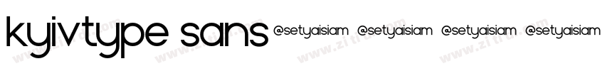 kyivtype sans字体转换